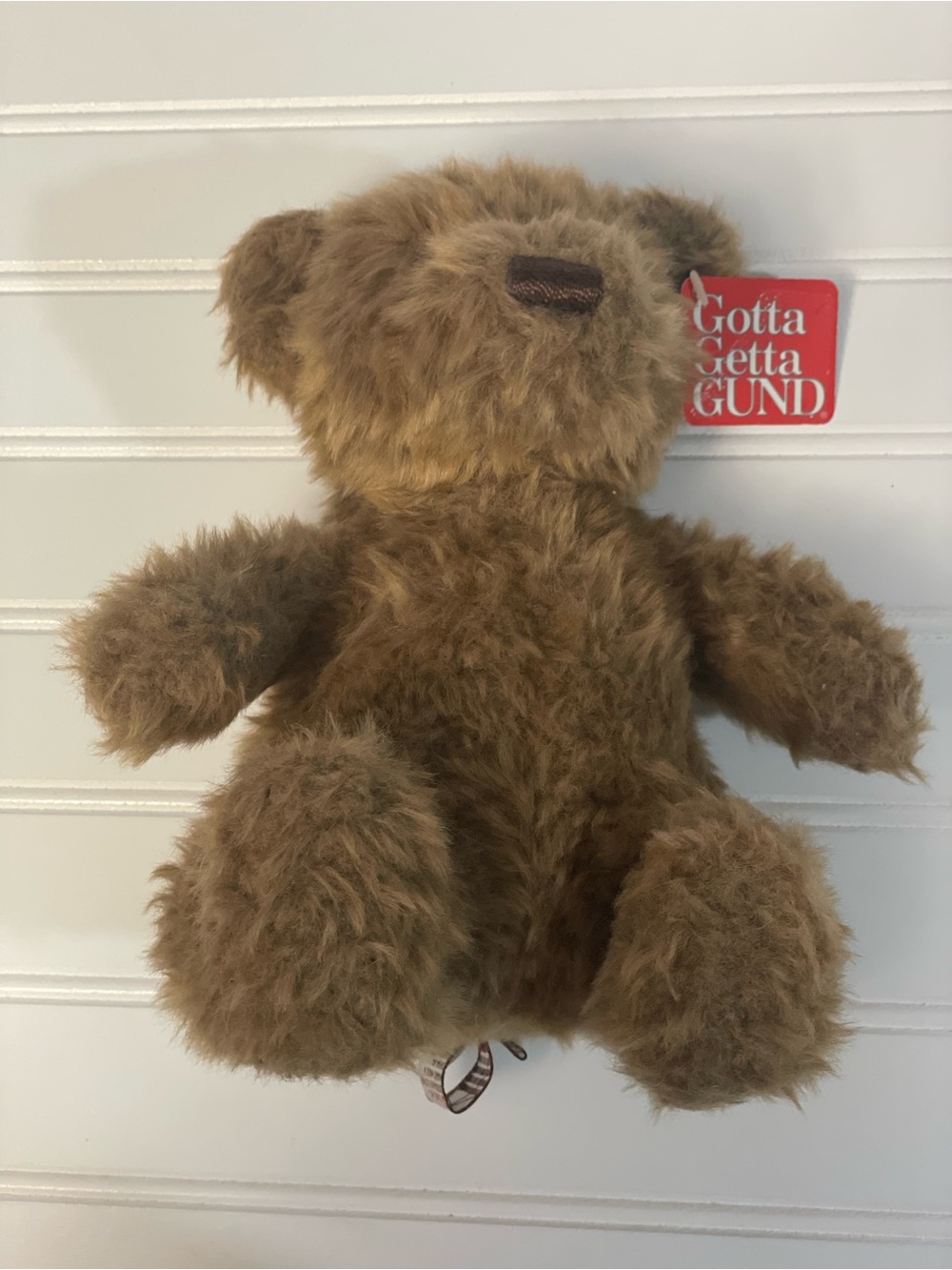 Gund Beanbottom Bear 2393 Brown 9” Tall